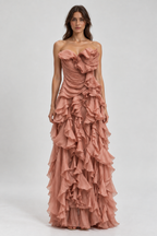 Robe à volants