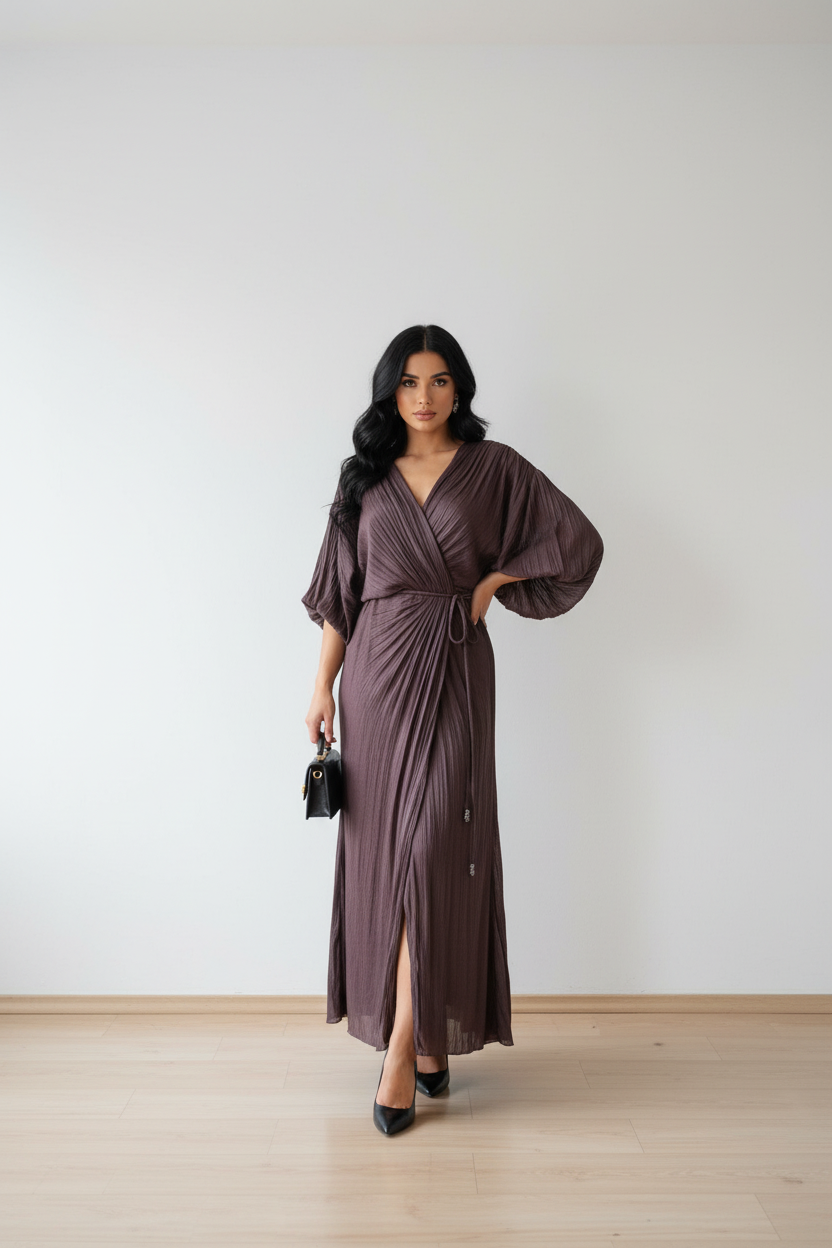 Robe Prune Élégante