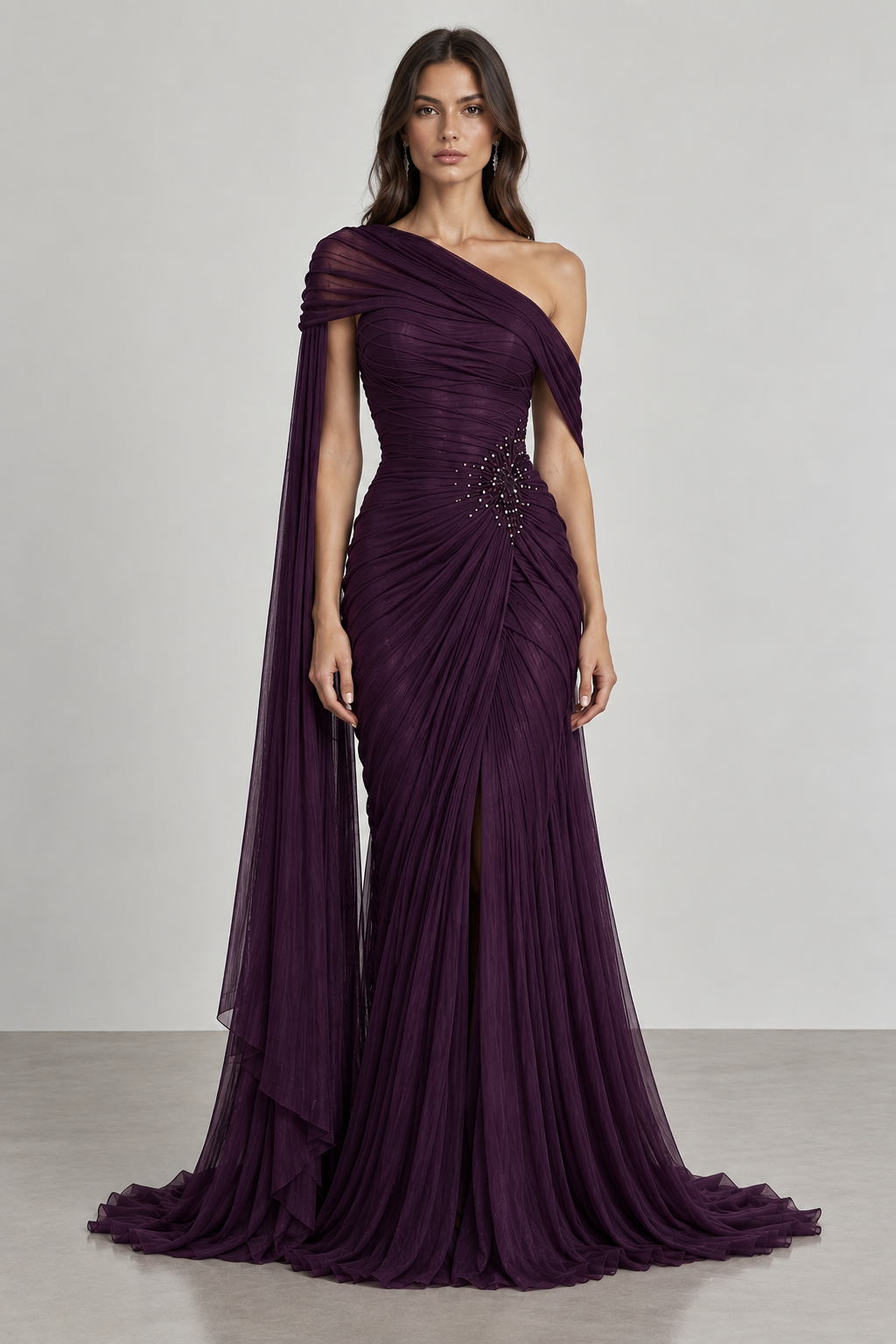 Robe avec voile