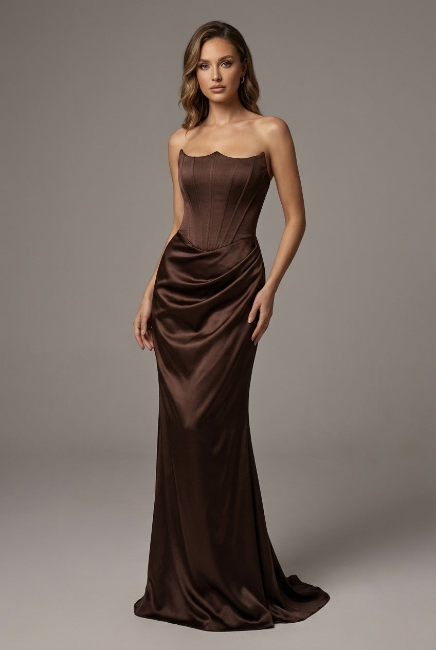 Robe Sirène Satinée