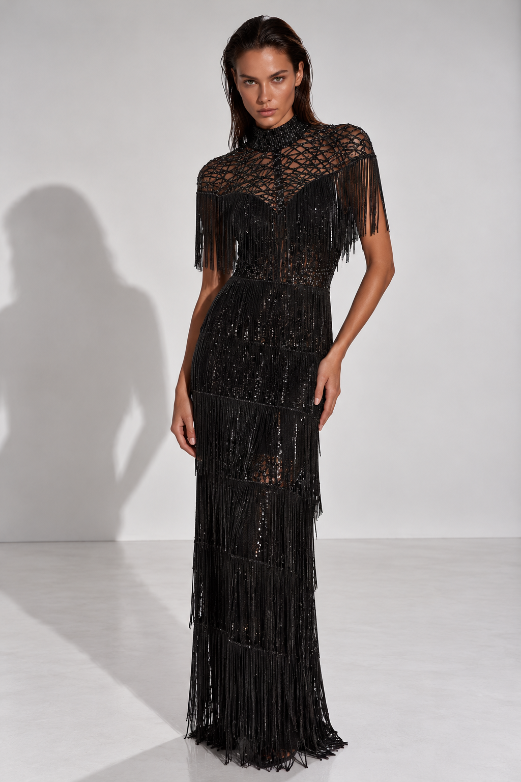 Robe Gatsby à franges