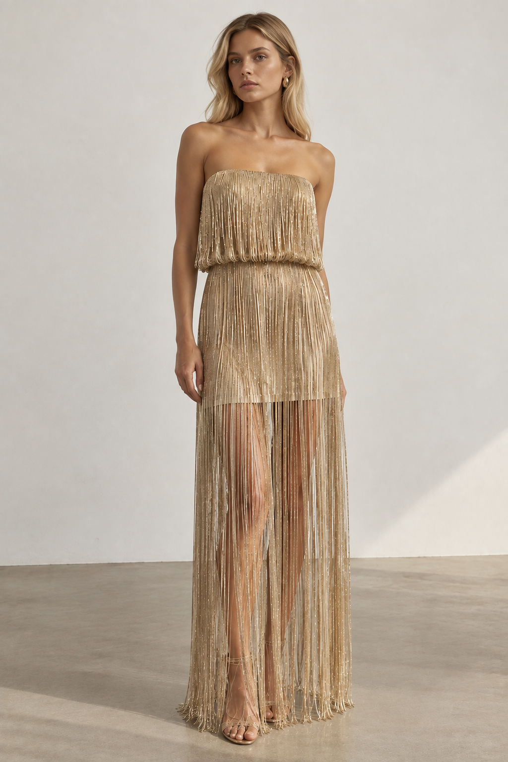 Robe à franges