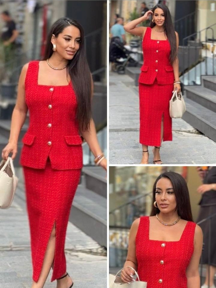 Ensemble Monaco Rouge