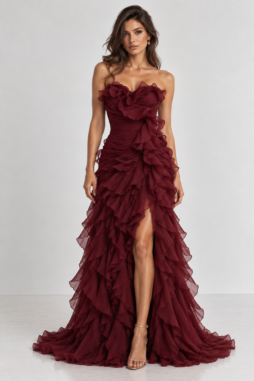 Robe à volants