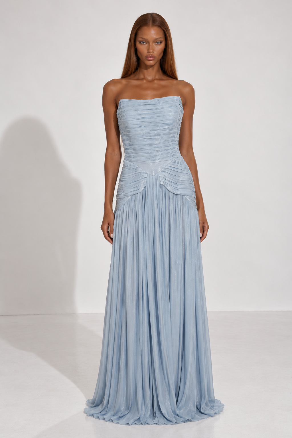 Robe plissée
