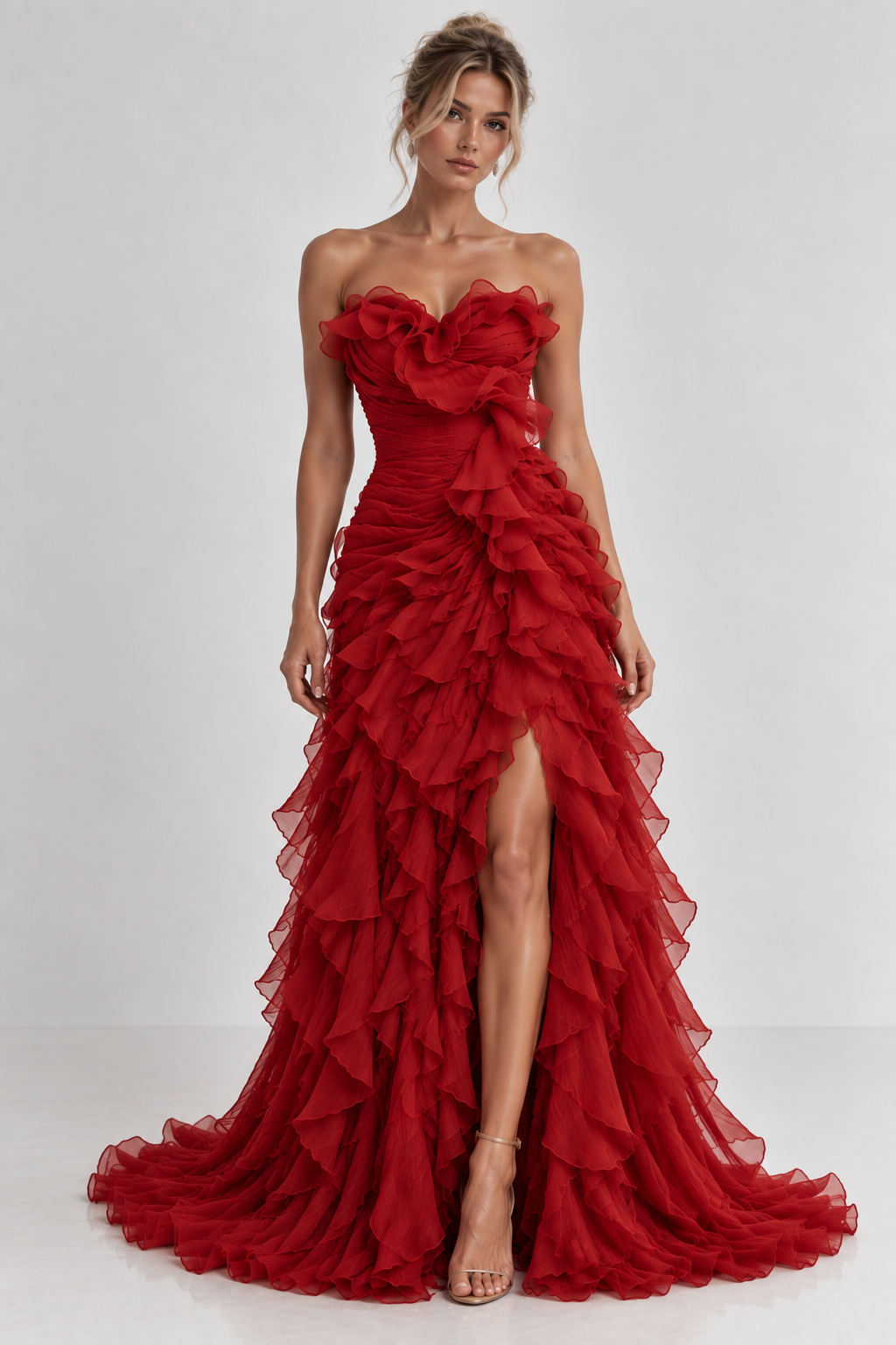Robe à volants
