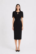 Robe Cape Midi Noir
