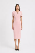 Robe Cape Midi Rose