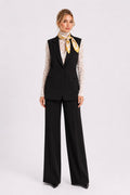 Ensemble Tailleur Sans Manches Noir