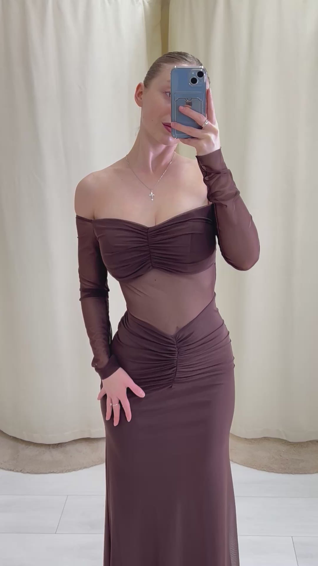 Robe Charme Résille